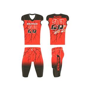 UNIFORMES DE FOOTBALL AMÉRICAIN DE SUBLIMATION PERSONNALISÉE DE QUALITÉ SUPÉRIEURE - Product Image 2