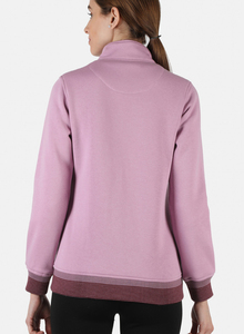 Sudadera con capucha personalizada para mujer, de algodón y poliéster, ropa para Parte Superior Femenina, color púrpura, con Logo personalizado, fabricada por camuflaje Impex, 2022 - Product Image 6