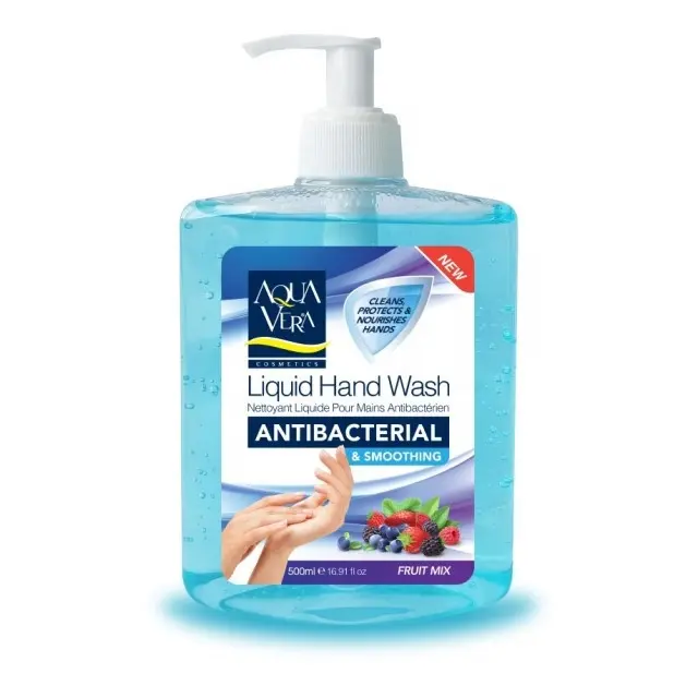 AquaVera/savon liquide antibactérien pour le lavage des mains/mélange de fruits 500 ml.