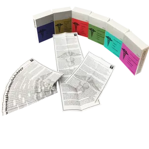 턴키 마분지 약 상자 색깔은 수축 포장을 가진 왁스 광택지를 인쇄했습니다