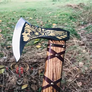 Ragnar özel el yapımı balta özel balta balta bıçak kapağı balta kafa kılıf kılıf, Viking Tomahawk balta