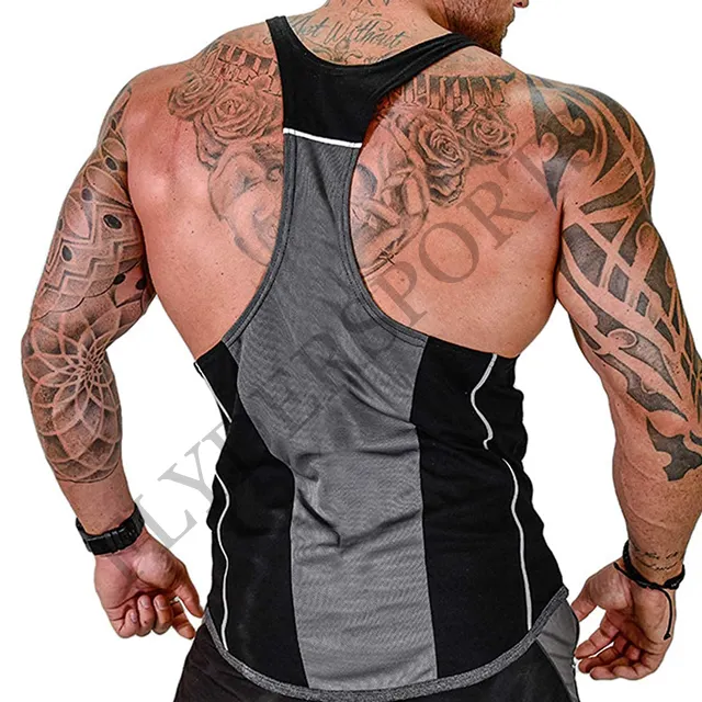 Người Đàn Ông Thể Hình Tank Tops Phòng Tập Thể Dục Workout Fitness Cotton Không Tay Áo Chạy Quần Áo Stringer Singlet Nam Mùa Hè Casual Vest