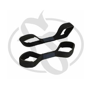 Correas de levantamiento de pesas de soporte de muñeca FORTIS SPORTS Figura 8 más vendida-Agarre fuerte Tamaños personalizables y material de PC con logotipo - Product Image 6