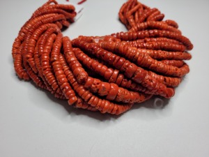 หินปะการังสีแดงกลม HEISHI ลูกปัดจบการศึกษาเต็ม Drelled สำหรับเครื่องประดับลูกปัดสำหรับสร้อยคอ - Product Image 3