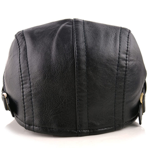 หมวกเบสบอลแฟชั่น,หมวกสีพื้นมีรอยขาดทำจากหนังฟอกยี่ห้อดัง - Product Image 4