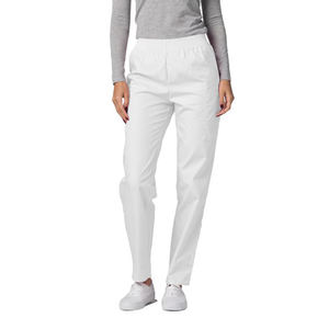 Conjunto de fregado de calentamiento clásico para mujer Diseño único Uniformes de hospital médico Pantalones y chaqueta de fregado elásticos - Product Image 4