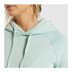 Custom Women's 100% Cotton Fleece Pullover <b>Hoodies</b> Quick Dry Breathable Eco-Friendly Winter Apparel - Product Image 6