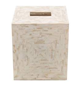 Caja de pañuelos de diseño moderno para el hogar, servilletero cuadrado brillante para Hotel y restaurante - Product Image 5