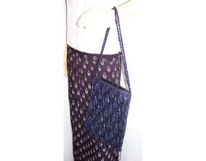 Beaded Satin Ladies Fashion Fancy Bag with Geometric Pattern and <b>Shoulder</b> <b>Strap</b> - Product Image 4