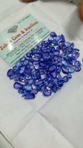 Tanzanite ธรรมชาติอัญมณีหลวมรูปร่างผสม Cabochon เรียบ - Product Image 6