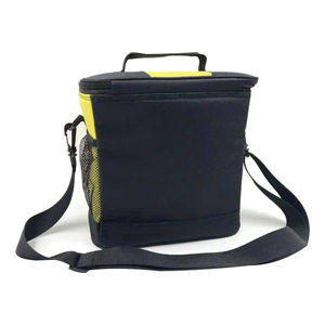 Wholesale Geometric Pattern Handled Polyester <b>Bag</b> for Outdoor Travel Picnic Warmer & <b>Cooler</b> Food/Fruit Storage Zipper Closure - Product Image 4