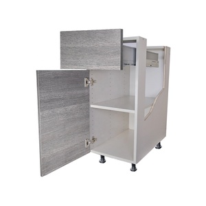 Standard Modern Melamine Mini Kitchen Sink Cabinet High Gloss Black White Cabinet - Product Image 4