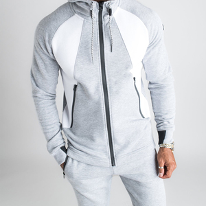 Trajes deportivos personalizados OEM para hombre, estilo muscle fit, para correr y hacer ejercicio, de poliéster/algodón, para gimnasio. - Product Image 3