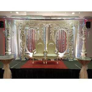 เวทีงานแต่งงานสีขาวสไตล์โรมัน โตรอนโต ตกแต่งเวทีงานแต่งงานคริสเตียนสุดหรู เวทีสีขาวสไตล์ร่วมสมัยสำหรับงานแต่งงานชาวยิว - Product Image 1