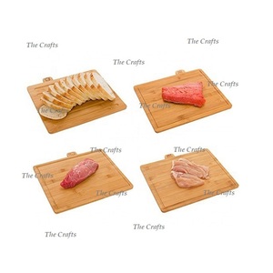 Juego de la mejor calidad de cuatro tablas de madera para cortar y picar utensilios de cocina tabla de cortar a la mejor venta - Product Image 1