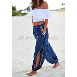 กางเกงผ้าพลาสติปักลายสำหรับผู้หญิง,กระเป๋าข้างใส่ไปงานปาร์ตี้ขายาว - Product Image 2