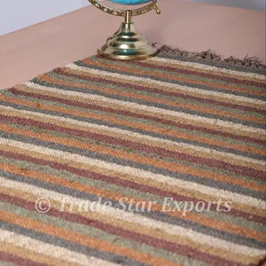 Tapis indien en laine de Jute 2x3, moquette de sol rustique, Vintage, en Jute, tissée à la main, tapis de sol, ethnique Boho, à lancer, fait à la main, 1 pièce