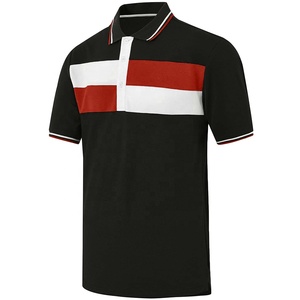 Polos pour hommes Chemises polo décontractées à manches courtes en coton piqué T-shirts de golf classiques à col roulé Chemises de golf personnalisées pour hommes - Product Image 6