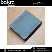 Dompet Kulit Asli Pria Gaya Vintage Berkualitas Tinggi Desain Pendek Kapasitas Besar RFID Blocking Kapas 9 Kartu 2 Foto ID 1 Koin