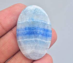 การออกแบบที่สวยงาม100% ธรรมชาติสีฟ้าแผนภาพพลอยหลวม Cabochon Lapis ลูกไม้พลอยหลวม - Product Image 6