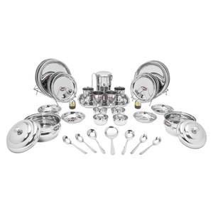 Service de table en acier inoxydable écologique avec cuillère / fourchette / couteau / baguettes - Style américain - Product Image 2