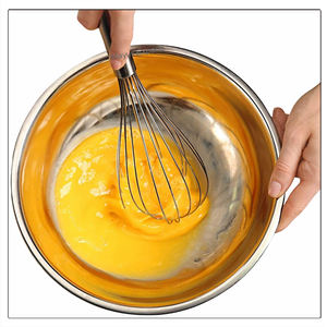 Batidor de Acero Inoxidable Duradero, Diseño Clásico, Seguro para Alimentos, Ligero y Ecológico, Herramienta para Hornear y Cocinar - Product Image 2