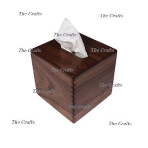 Boîte à mouchoirs en bois porte-serviettes pour mariage Restaurant Table décoration accessoires boîte à mouchoirs en vrac - Product Image 1