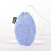 Calentador de Manos Portátil USB Happythings con Funda de Felpa de Doble Cara, Color Rosa y Azul, Protección Contra Sobrecalentamiento, Certificado CE, Innovador