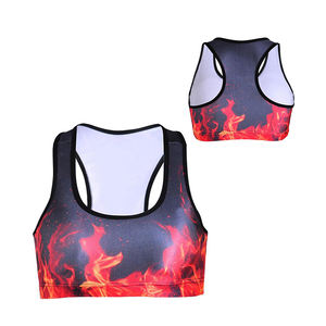 2025 nouveau modèle en gros personnalisé Sublimation imprimé soutien-gorge de sport coupe ajustée en gros femmes vêtements de Fitness soutien-gorge de sport - Product Image 1