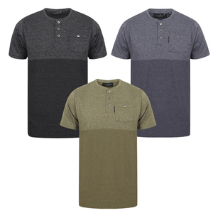 Camisa sin Cuello con Botones, Diseño Sólido, Tela de Poliéster/Algodón con Estampado Serigrafiado - Product Image 6