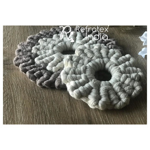 Posavasos de mesa de macramé de lujo, y fabricación por refractex suministro a granel, India, hecho en la India para Bes, novedad de 2020 - Product Image 1