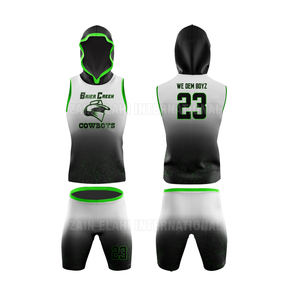 CUSTOM 7V7 OFERTA SUBLIMACIÓN MEJOR POLIÉSTER TRANSPIRABLE UNIFORMES LIGOS AL POR MAYOR CONJUNTO DE COMPRESIÓN 7 en 7 UNIFORMES - Product Image 2