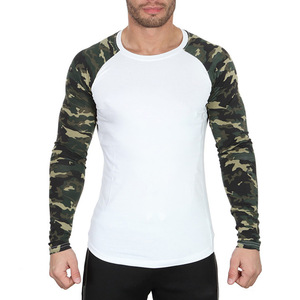 T-shirt personnalisé à manches longues pour hommes, en coton, taille plus, ajustée - Product Image 5