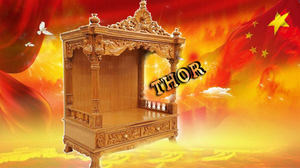 Mandir de Madera para Pooja, Decoración de Pared para el Hogar, Montado en la Pared, Templo Natural Pulido, Decoración para el Hogar y la Oficina - Product Image 3