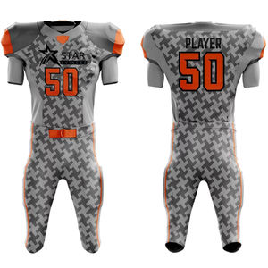 Uniforme de football américain de toutes les tailles, best-seller, uniforme de football américain de meilleure fabrication OEM, nouveau design - Product Image 5