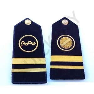 Épaulettes de rang personnalisées de haute qualité Chemises de cérémonie épaulettes uniformes de cérémonie couleur unie personnalisée meilleure vente - Product Image 2