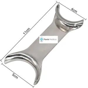 Tandwang Retractor Tweekoppige Ortho Lip Mond Opener Nieuwe Roestvrijstalen Tandheelkundige Instrumenten