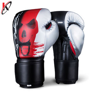 Guantes de Kickboxing de cuero hechos a máquina de calidad superior Gel Sparring Training Guantes de entrenamiento para boxeo para artes marciales - Product Image 2