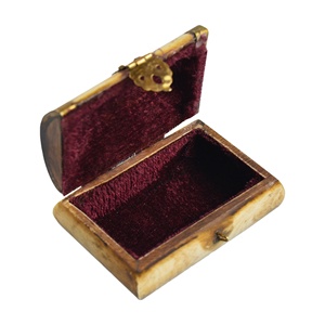 Boîte à bijoux en os tibétain pour la décoration de la maison, boîte à bijoux antique avec finition classique - Product Image 3