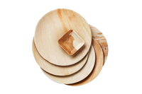 Assiette jetable en feuille d'arec gravée, écologique, biodégradable, motif végétal, pour mariages, fêtes, camping, vente en gros