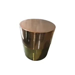 Removeable Glass Top Tray Metal Basket Metal Coffee Side Table Sofa Side Table Modern In Metal Stool
