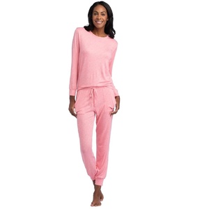 Now tendencias-Conjunto de 2 piezas para mujer, ropa cómoda, pijama de cuello redondo, jersey de moda, Sudadera de cuello redondo, trajes de chándal - Product Image 4