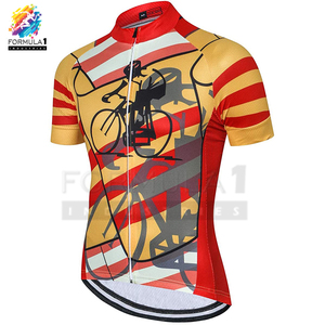 Jersey de Ciclismo de Secado Rápido y Transpirable de Alta Calidad FI-026 de Formula1 Industries, Impresión de Logotipo Personalizado, Fabricado en Pakistán - Product Image 1