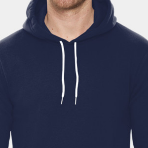 Jersey de invierno de gran tamaño con hombros descubiertos de alta calidad para hombre, estampado de logotipo personalizado bordado, Sudadera con capucha de calle sólida - Product Image 2
