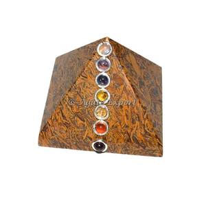 Caligrafía de piedras preciosas Pirámides de piedra con taxis Chakra y exportador de piedras semipreciosas - Product Image 1