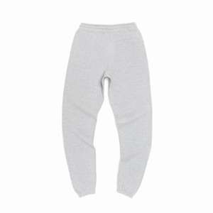 Pantalones de chándal de algodón para hombre, pantalón informal con bolsillos laterales, para correr, clima frío, gris, 320 GSM - Product Image 2
