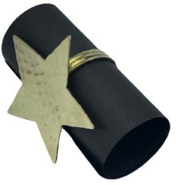 Flor anillos de servilleta de alta calidad de Metal redondo boda servilleta hebilla de plata de la Flor de Oro - Product Image 4