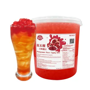 Bubble Tea Pomegranate Flavor Juice Ball Popping Boba