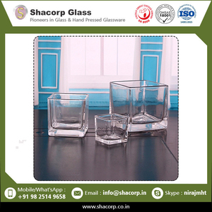 Luxurious Design Square Glass Votive At <b>Cheap</b> Price Buy From leading Indian Exporter - Product Image 6