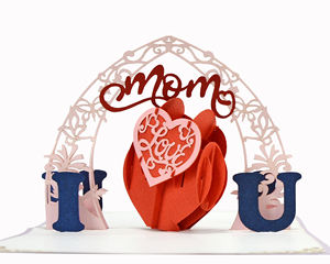 การ์ดอวยพรแบบ3D สำหรับวันแม่จากซัพพลายเออร์เวียดนามขายส่ง - Product Image 2